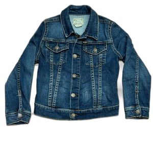 Girl's Polo Ralph Lauren Jean Jacket Denim Trucker Fall Stretch Size 5